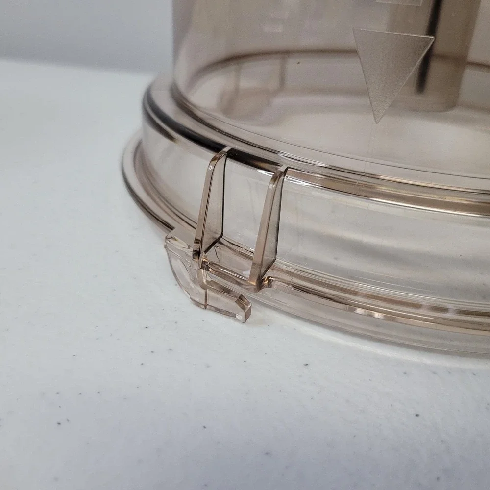 Vintage KitchenAid Replacement Feeder‎ Bowl With Baffle Food Processor Part